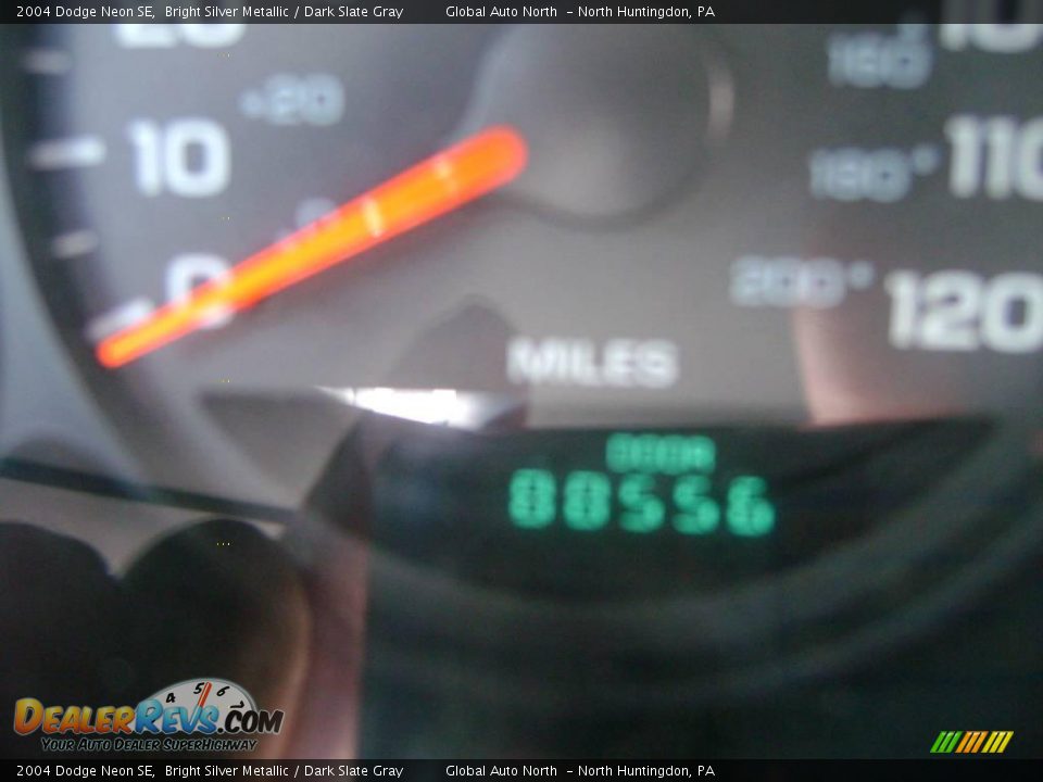 2004 Dodge Neon SE Bright Silver Metallic / Dark Slate Gray Photo #6
