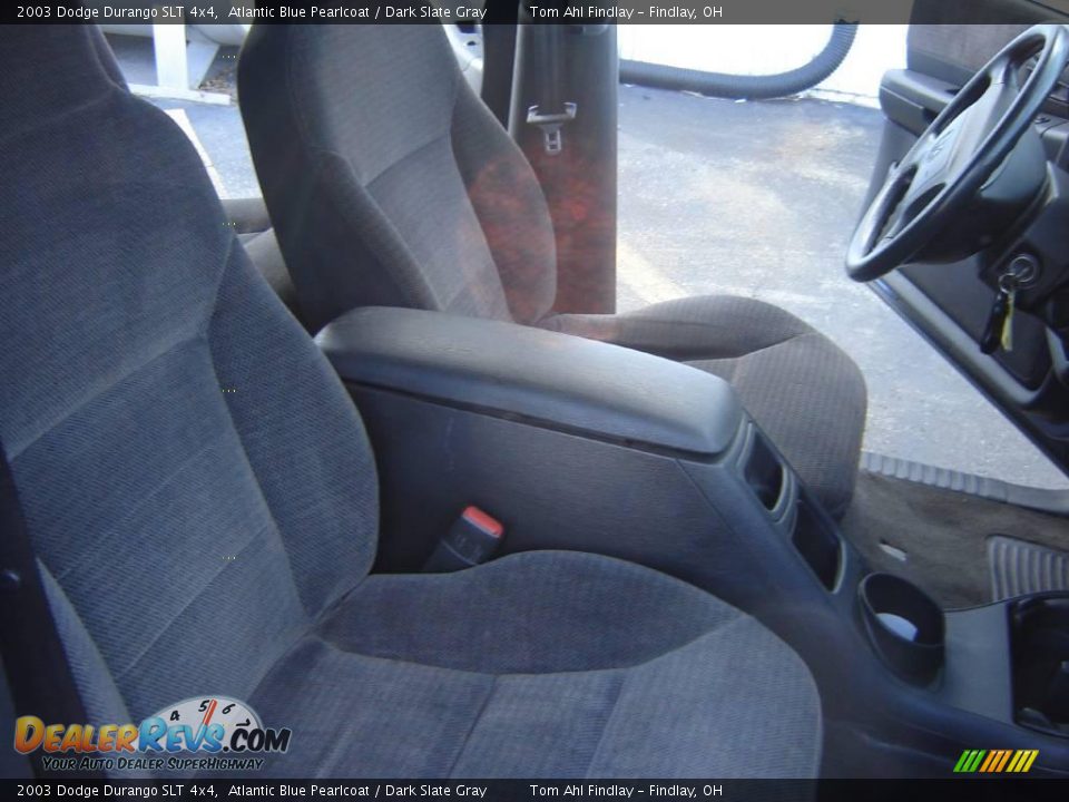 2003 Dodge Durango SLT 4x4 Atlantic Blue Pearlcoat / Dark Slate Gray Photo #14