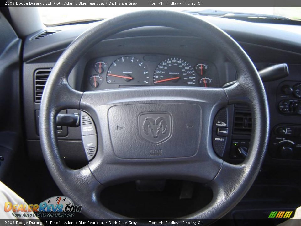 2003 Dodge Durango SLT 4x4 Atlantic Blue Pearlcoat / Dark Slate Gray Photo #16