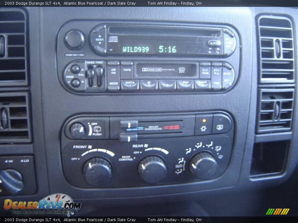 2003 Dodge Durango SLT 4x4 Atlantic Blue Pearlcoat / Dark Slate Gray Photo #17