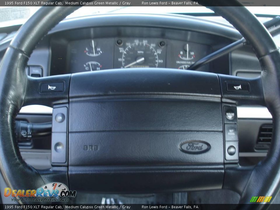 1995 Ford F150 XLT Regular Cab Steering Wheel Photo #23