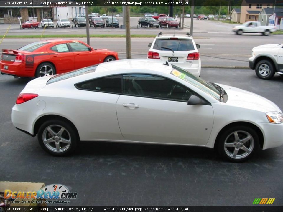 2009 Pontiac G6 GT Coupe Summit White / Ebony Photo #5