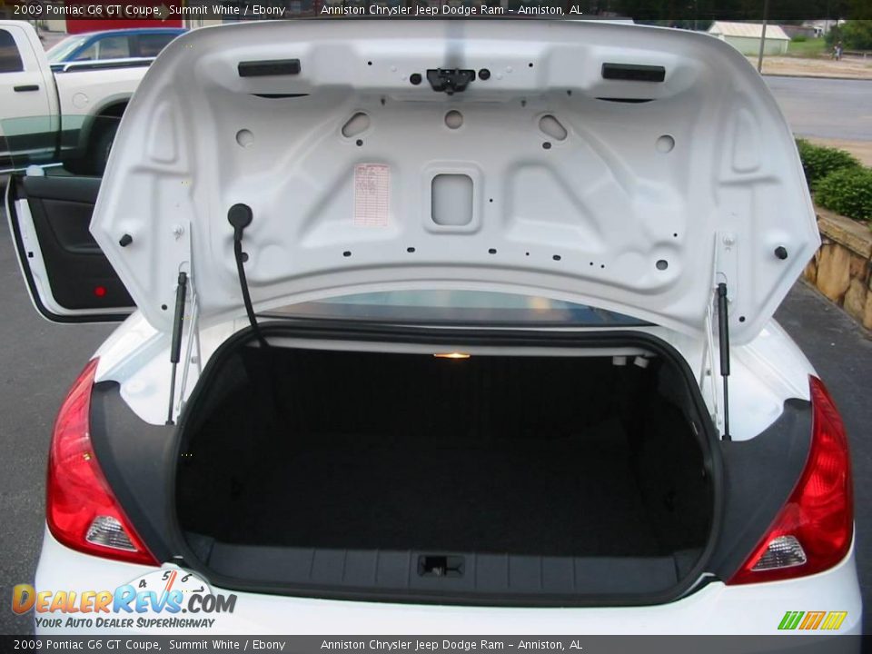 2009 Pontiac G6 GT Coupe Summit White / Ebony Photo #10
