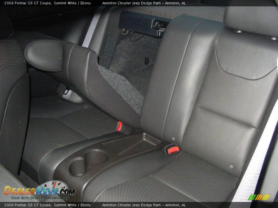 2009 Pontiac G6 GT Coupe Summit White / Ebony Photo #13