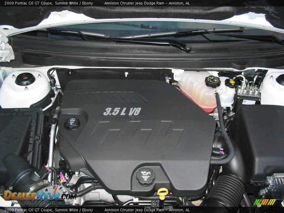 2009 Pontiac G6 GT Coupe Summit White / Ebony Photo #14