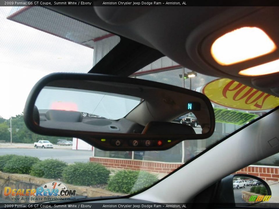 2009 Pontiac G6 GT Coupe Summit White / Ebony Photo #19
