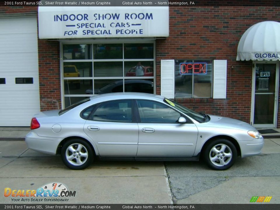 2001 Ford Taurus SES Silver Frost Metallic / Medium Graphite Photo #1