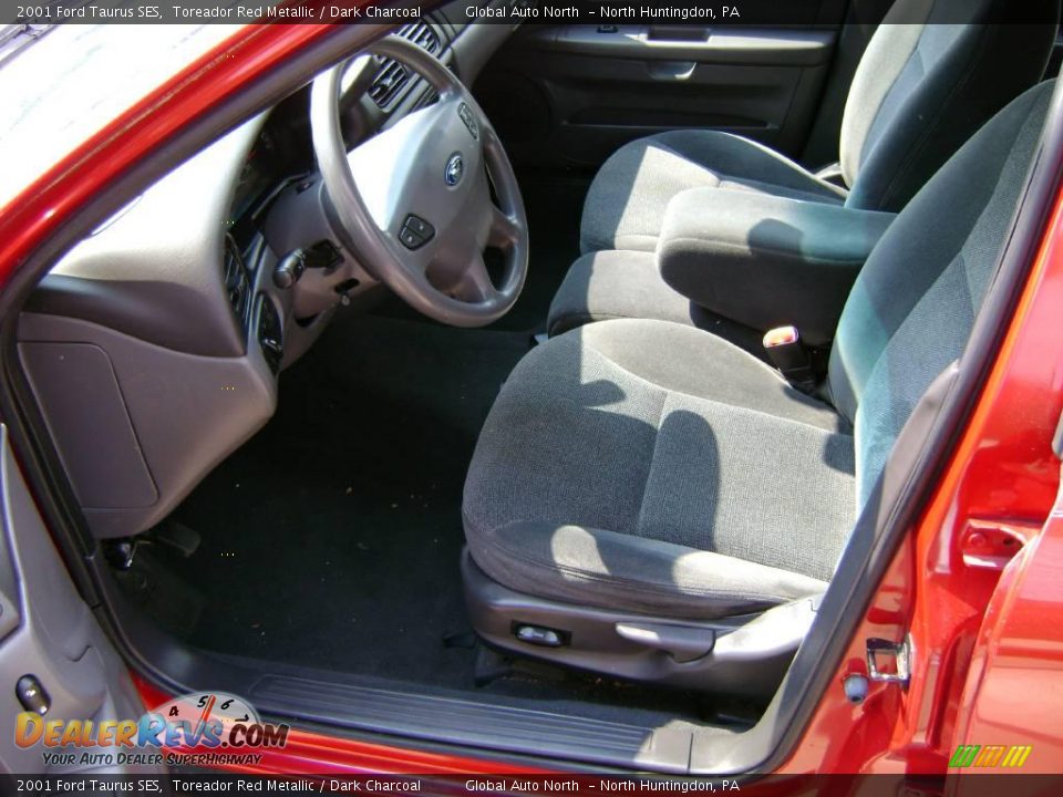 2001 Ford Taurus SES Toreador Red Metallic / Dark Charcoal Photo #7