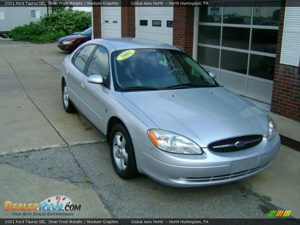 2001 Ford Taurus SES Silver Frost Metallic / Medium Graphite Photo #3