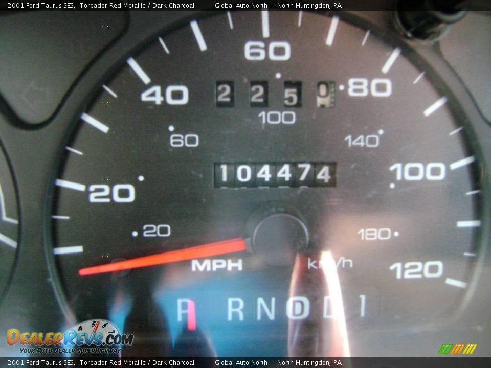 2001 Ford Taurus SES Toreador Red Metallic / Dark Charcoal Photo #8