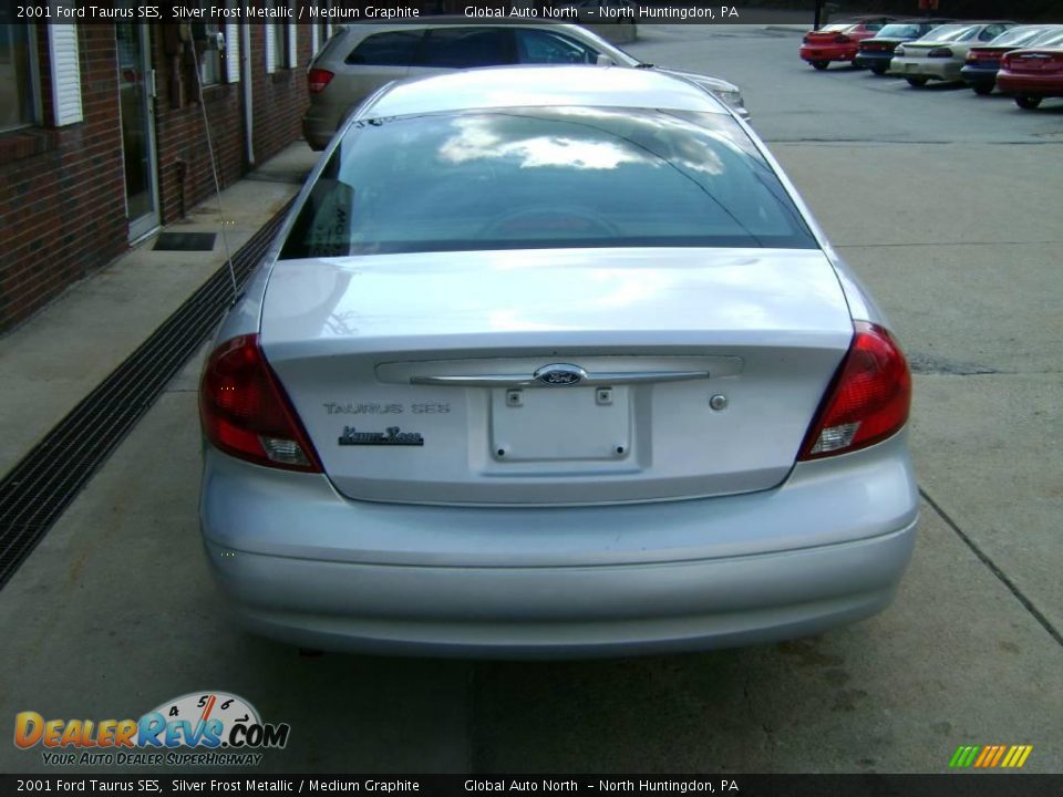 2001 Ford Taurus SES Silver Frost Metallic / Medium Graphite Photo #5