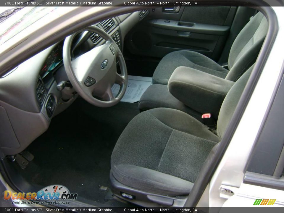 2001 Ford Taurus SES Silver Frost Metallic / Medium Graphite Photo #6