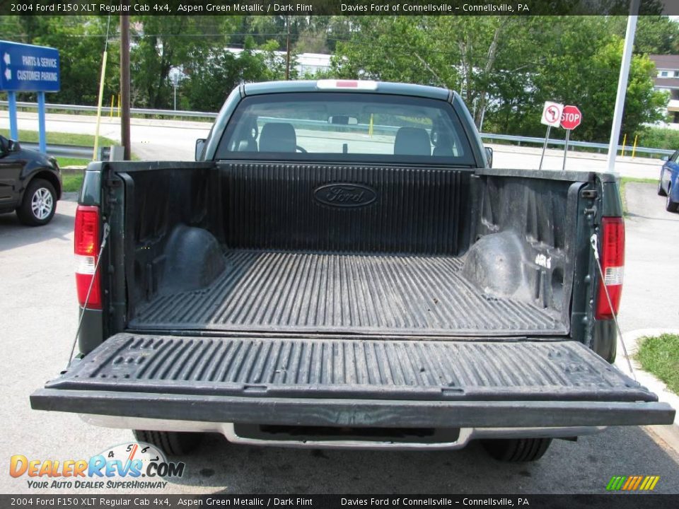 2004 Ford F150 XLT Regular Cab 4x4 Aspen Green Metallic / Dark Flint Photo #7
