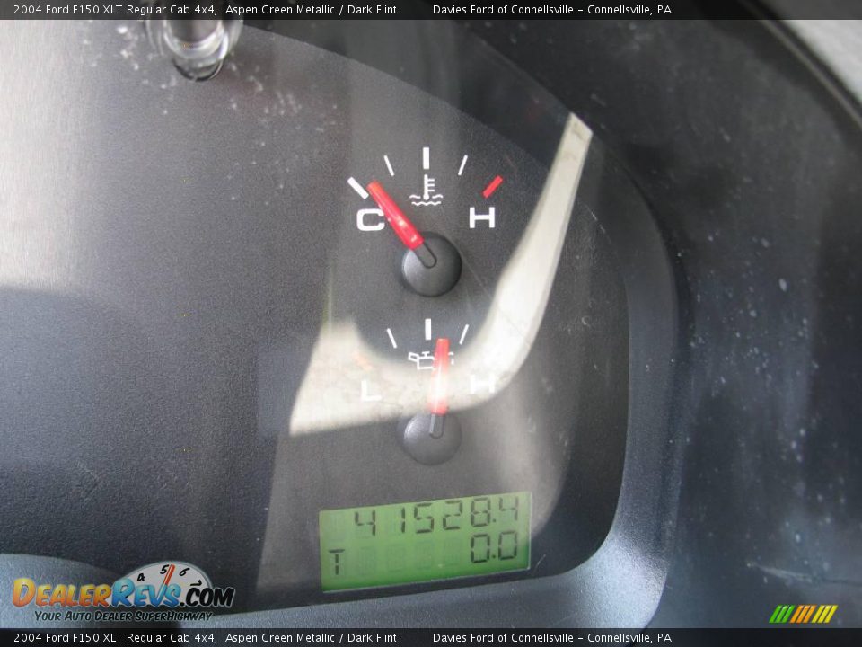 2004 Ford F150 XLT Regular Cab 4x4 Aspen Green Metallic / Dark Flint Photo #15