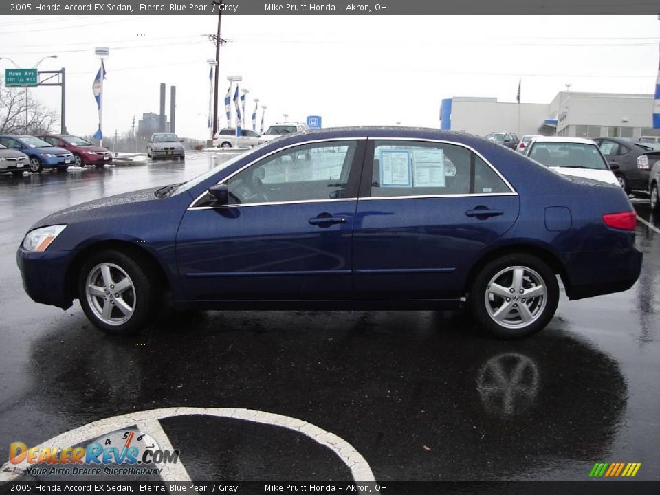 2005 Honda Accord EX Sedan Eternal Blue Pearl / Gray Photo #2