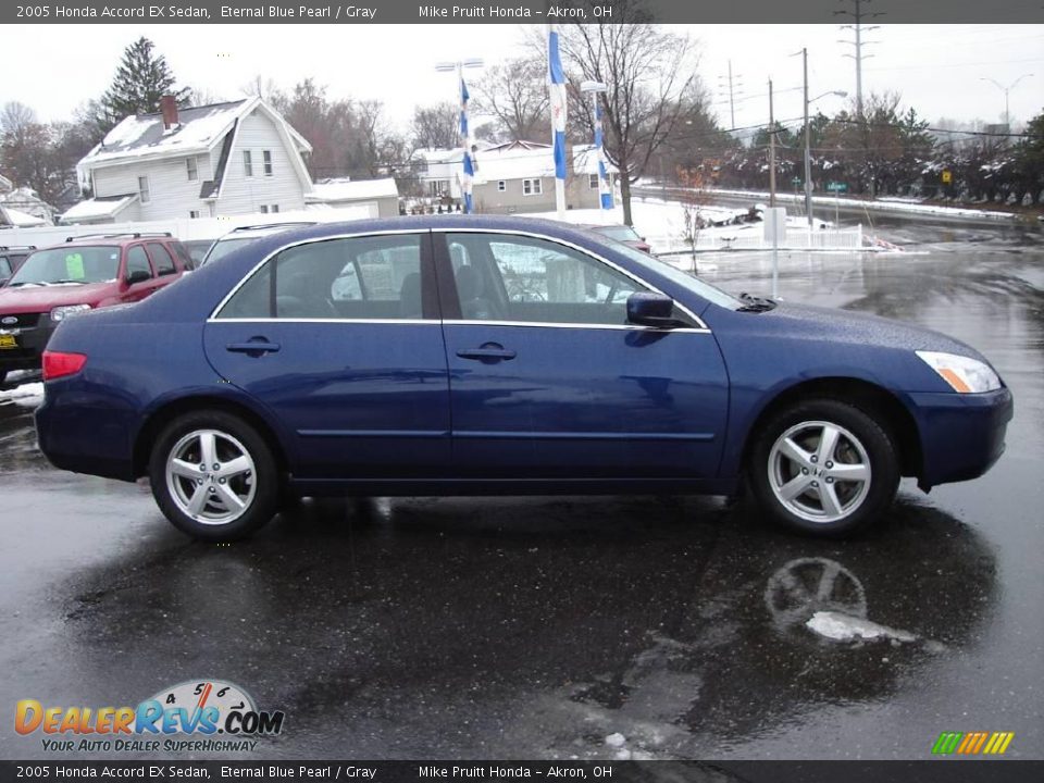 2005 Honda Accord EX Sedan Eternal Blue Pearl / Gray Photo #6