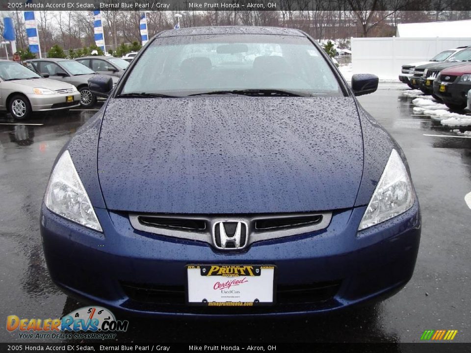 2005 Honda Accord EX Sedan Eternal Blue Pearl / Gray Photo #8