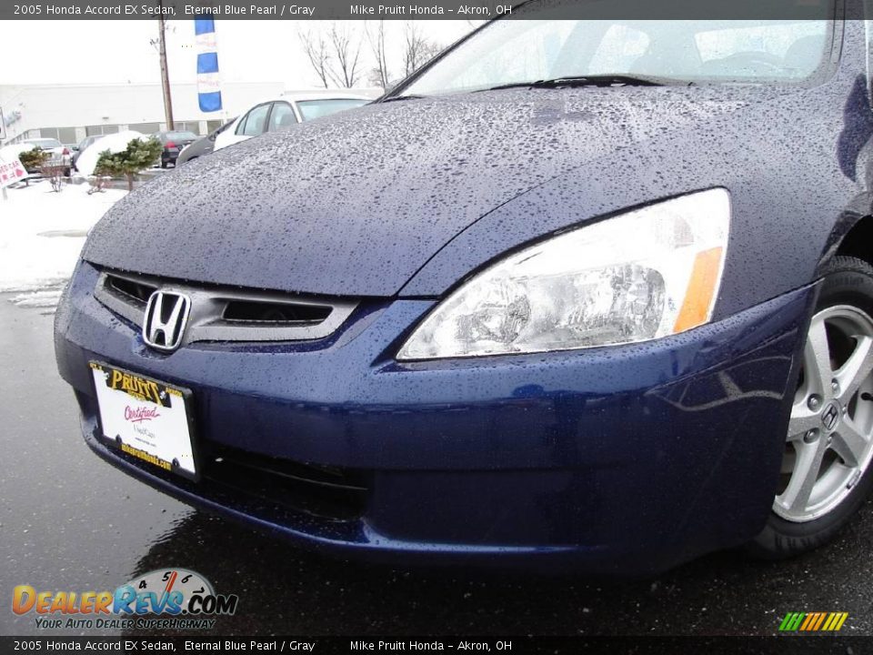 2005 Honda Accord EX Sedan Eternal Blue Pearl / Gray Photo #9