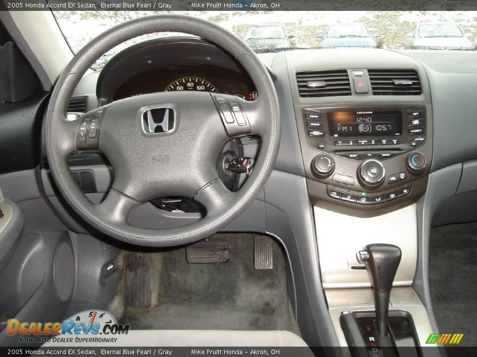 2005 Honda Accord EX Sedan Eternal Blue Pearl / Gray Photo #19