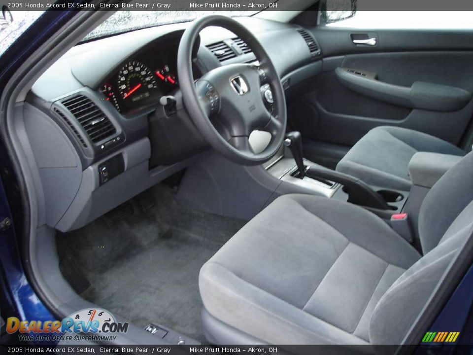 2005 Honda Accord EX Sedan Eternal Blue Pearl / Gray Photo #23