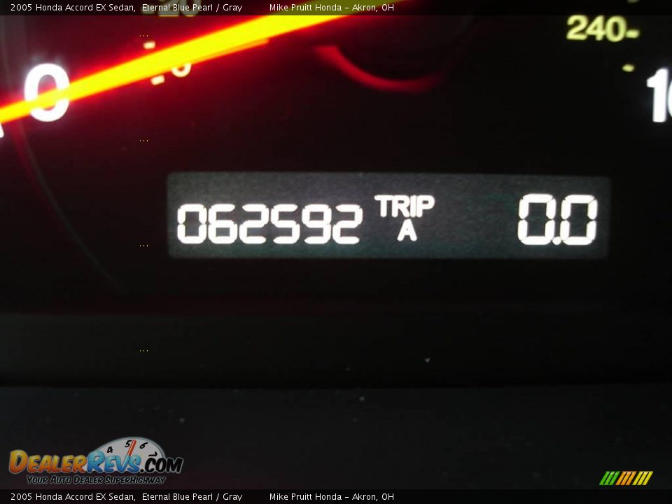2005 Honda Accord EX Sedan Eternal Blue Pearl / Gray Photo #24