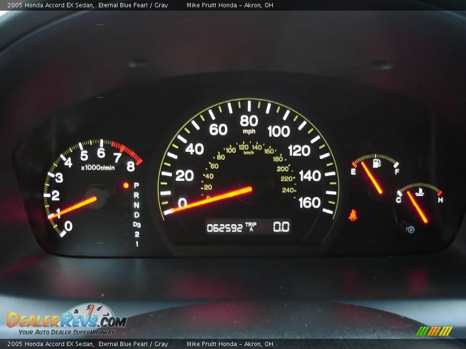 2005 Honda Accord EX Sedan Eternal Blue Pearl / Gray Photo #25