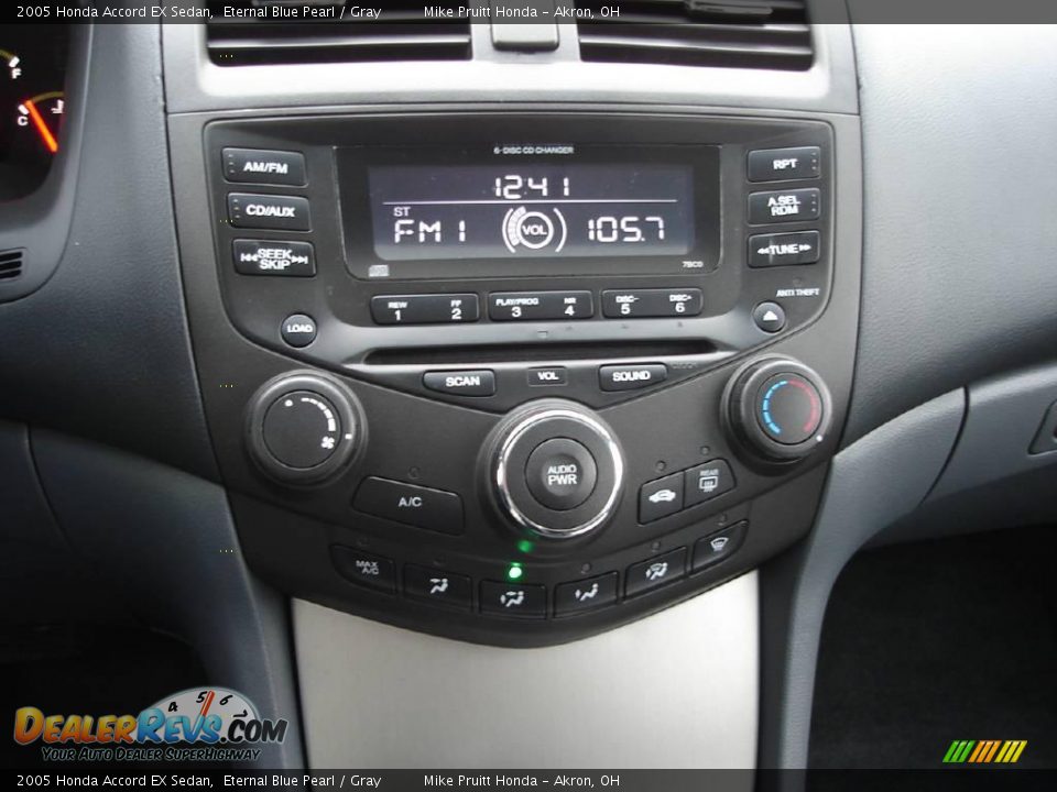 2005 Honda Accord EX Sedan Eternal Blue Pearl / Gray Photo #26