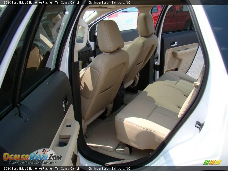 2010 Ford Edge SEL White Platinum Tri-Coat / Camel Photo #9