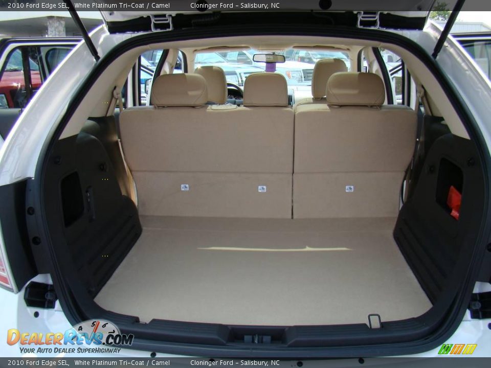 2010 Ford Edge SEL White Platinum Tri-Coat / Camel Photo #10