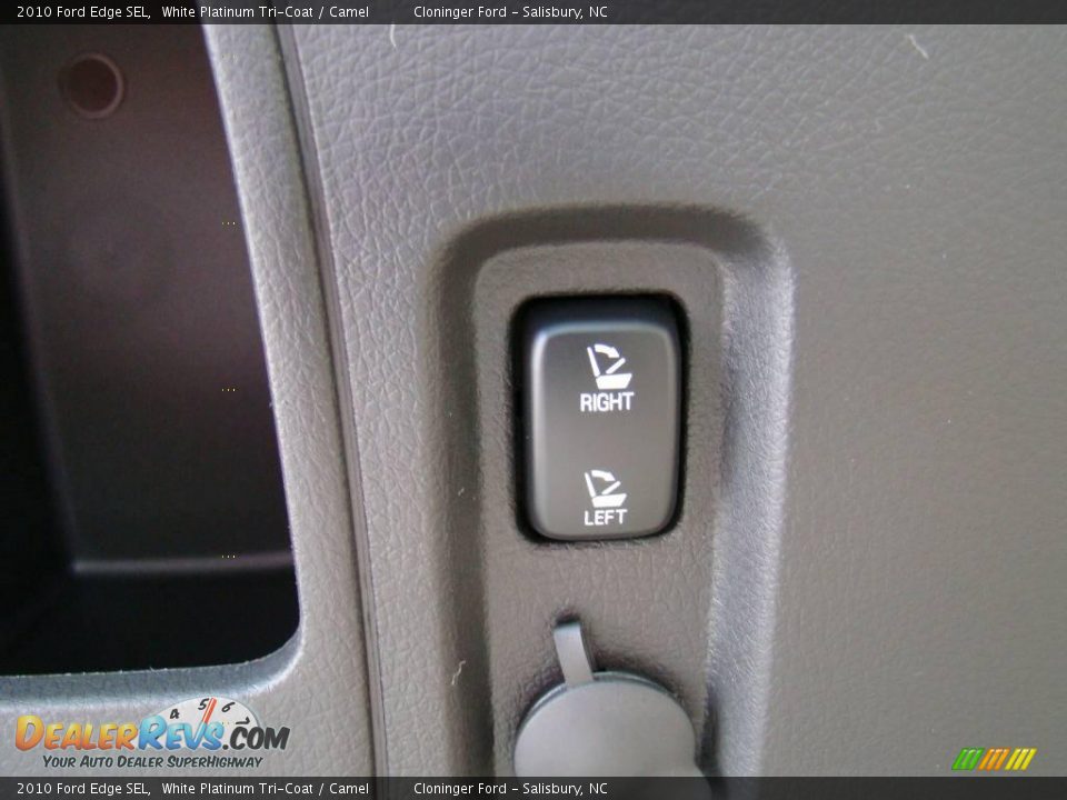2010 Ford Edge SEL White Platinum Tri-Coat / Camel Photo #11