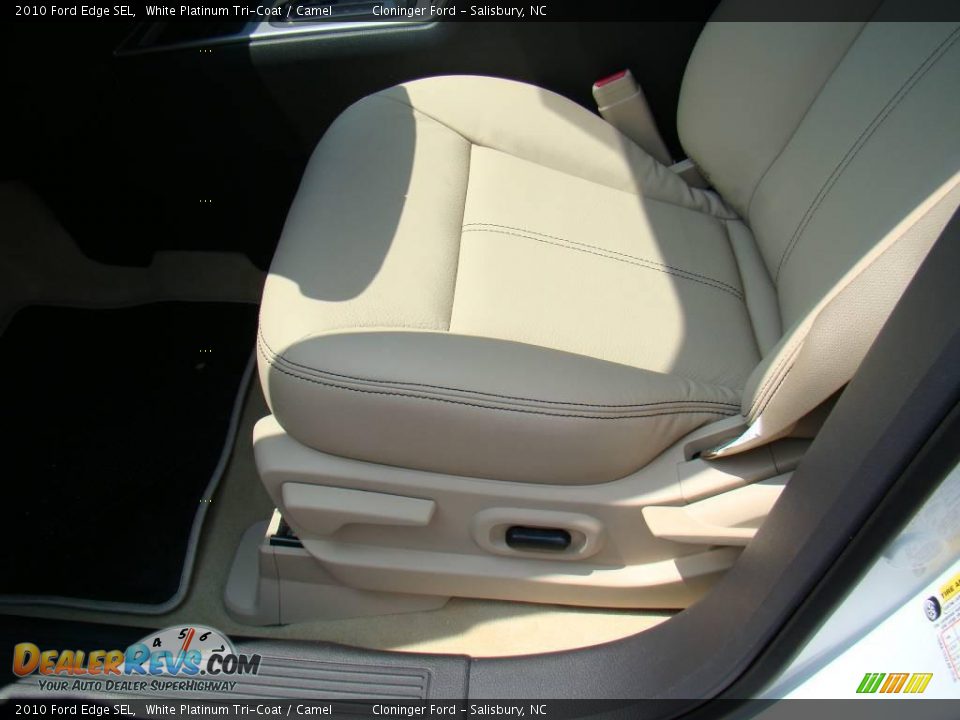 2010 Ford Edge SEL White Platinum Tri-Coat / Camel Photo #21