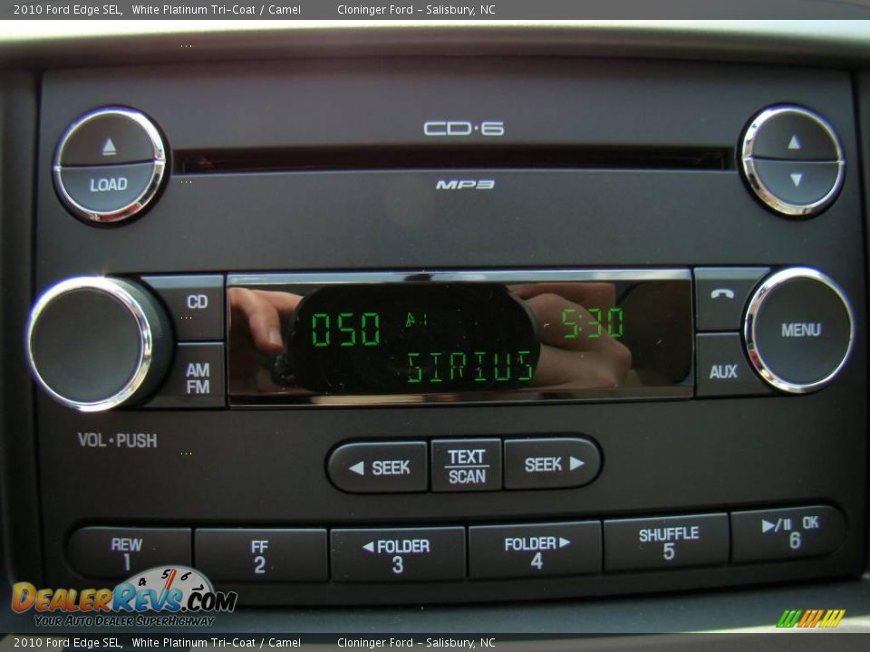 2010 Ford Edge SEL White Platinum Tri-Coat / Camel Photo #24