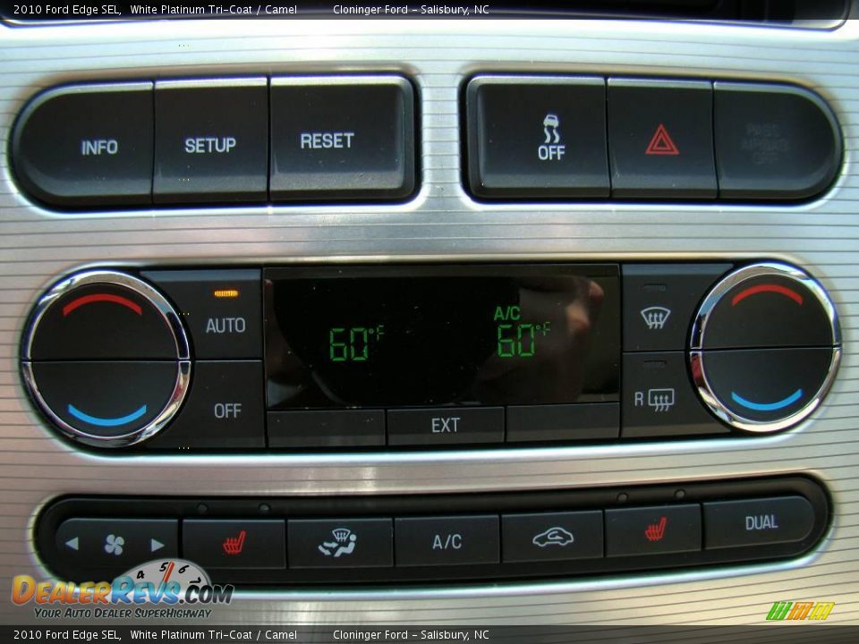 2010 Ford Edge SEL White Platinum Tri-Coat / Camel Photo #25