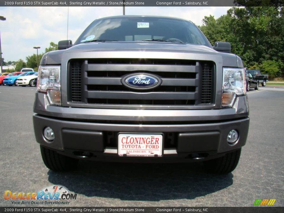 2009 Ford F150 STX SuperCab 4x4 Sterling Grey Metallic / Stone/Medium Stone Photo #7