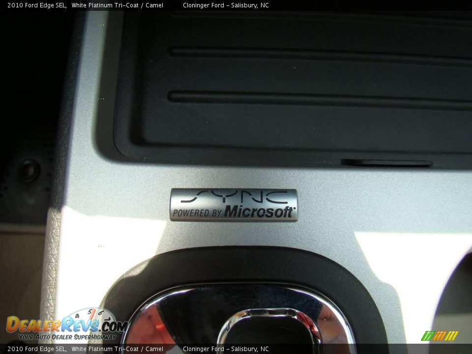 2010 Ford Edge SEL White Platinum Tri-Coat / Camel Photo #27