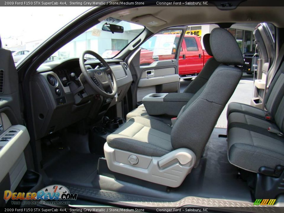 2009 Ford F150 STX SuperCab 4x4 Sterling Grey Metallic / Stone/Medium Stone Photo #8