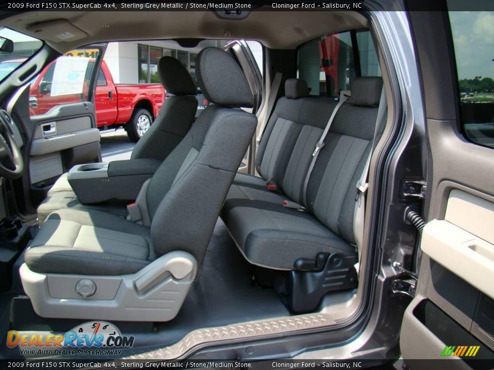 2009 Ford F150 STX SuperCab 4x4 Sterling Grey Metallic / Stone/Medium Stone Photo #9