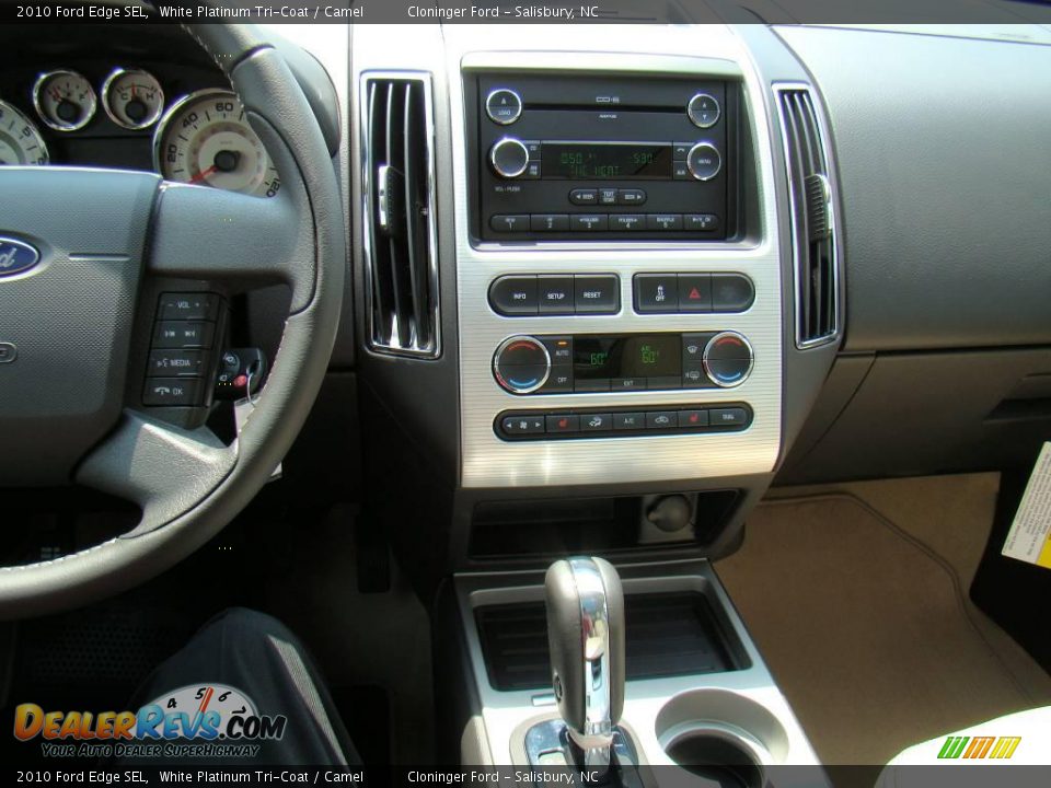2010 Ford Edge SEL White Platinum Tri-Coat / Camel Photo #29