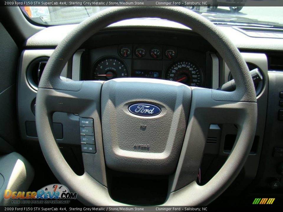 2009 Ford F150 STX SuperCab 4x4 Sterling Grey Metallic / Stone/Medium Stone Photo #20