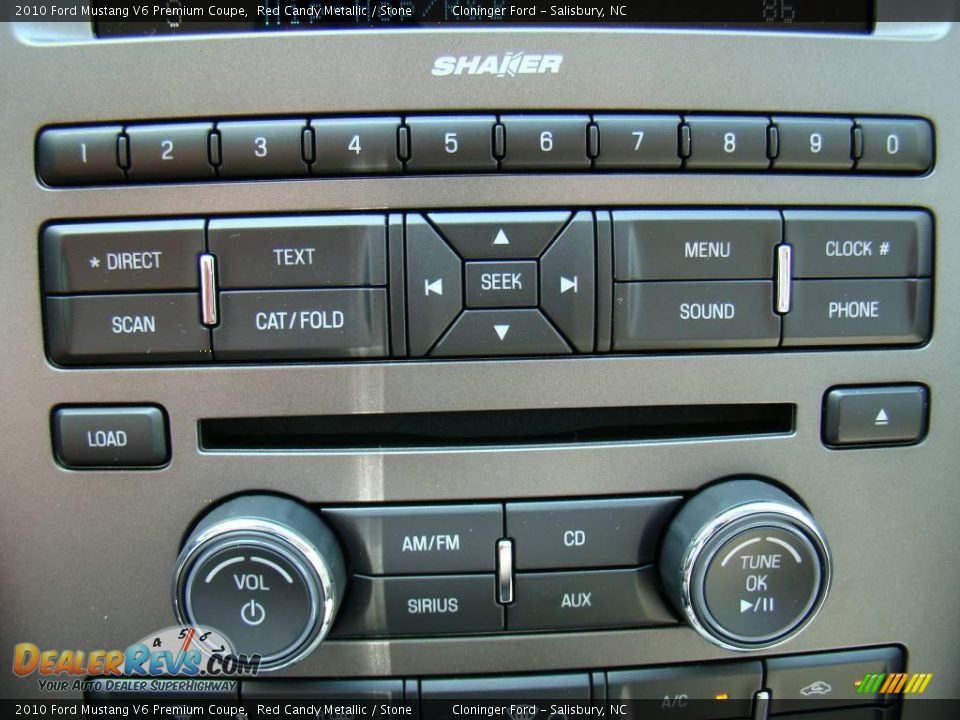 2010 Ford Mustang V6 Premium Coupe Red Candy Metallic / Stone Photo #18