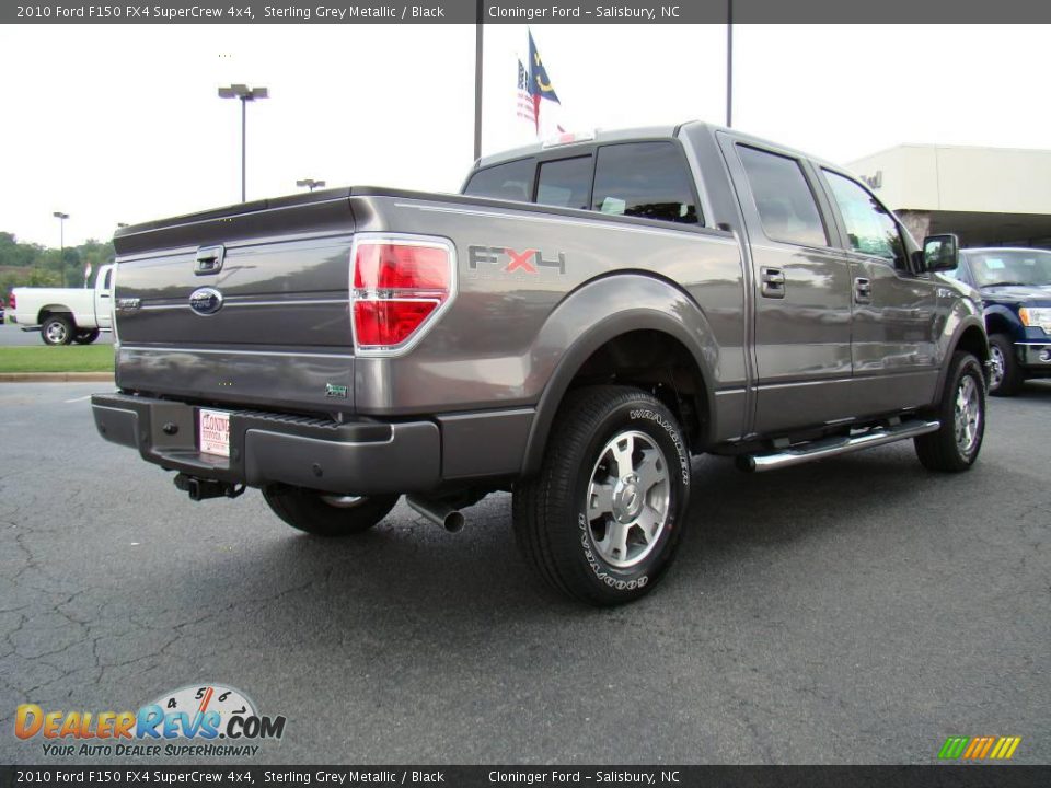 2010 Ford F150 FX4 SuperCrew 4x4 Sterling Grey Metallic / Black Photo #3