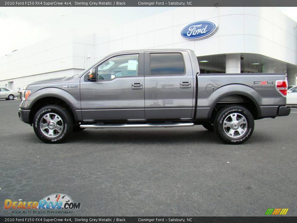 2010 Ford F150 FX4 SuperCrew 4x4 Sterling Grey Metallic / Black Photo #5