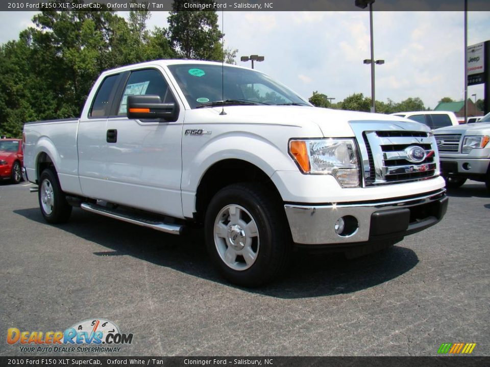 2010 Ford F150 XLT SuperCab Oxford White / Tan Photo #1