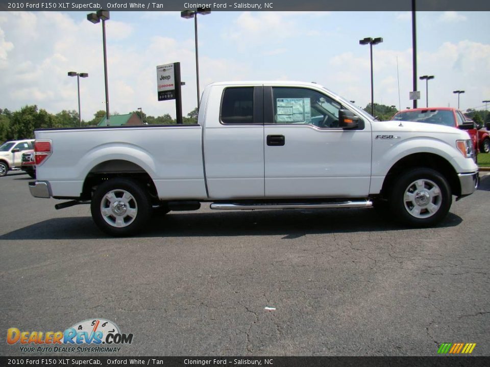 2010 Ford F150 XLT SuperCab Oxford White / Tan Photo #2