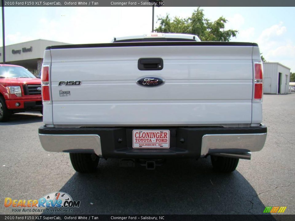 2010 Ford F150 XLT SuperCab Oxford White / Tan Photo #4
