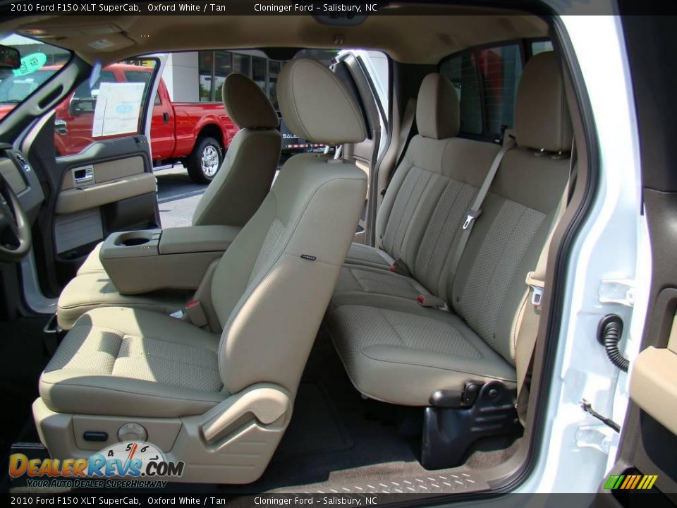 2010 Ford F150 XLT SuperCab Oxford White / Tan Photo #9