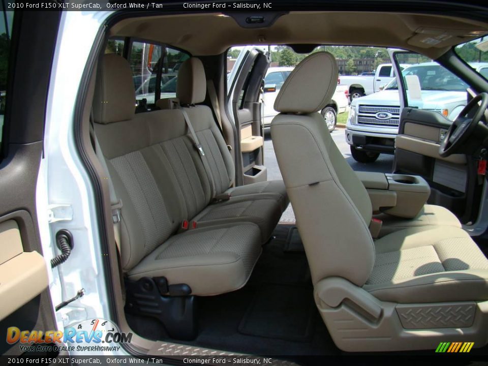 2010 Ford F150 XLT SuperCab Oxford White / Tan Photo #12