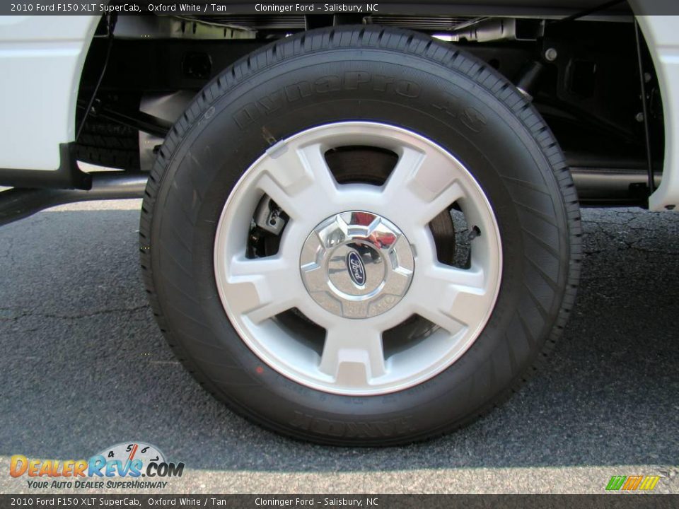 2010 Ford F150 XLT SuperCab Oxford White / Tan Photo #16