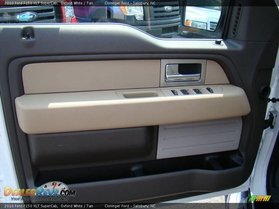 2010 Ford F150 XLT SuperCab Oxford White / Tan Photo #17