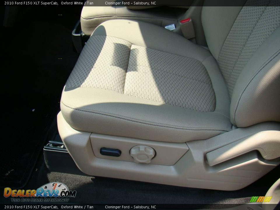 2010 Ford F150 XLT SuperCab Oxford White / Tan Photo #18
